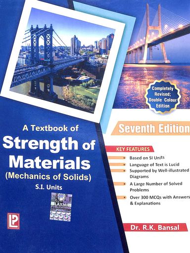 Buy Textbook Of Strength Of Materials Si Units Book : Rk Bansal ...