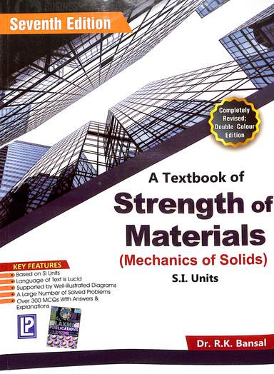 Textbook Of Strength Of Materials Si Units