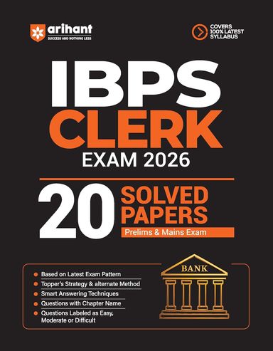 Ibps 2026  Bank Clerk  Prelims  & Main Exam  20  Solved Paper   Code:  D323
