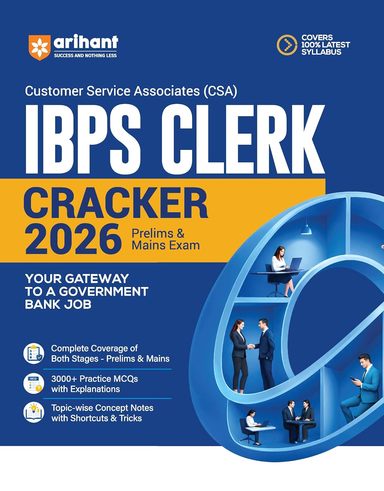 Ibps Clerk Cracker 2026 Prelims & Mains Exam Code : G642