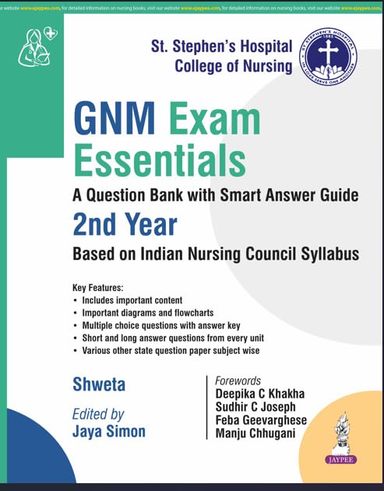 Gnm Exam Essentials : A Question Bank With Smart Answer Guide 2nd Year