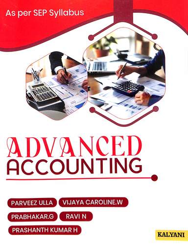 Advanced Accounting  For B,Com 5th Sem:Sep Bcu
