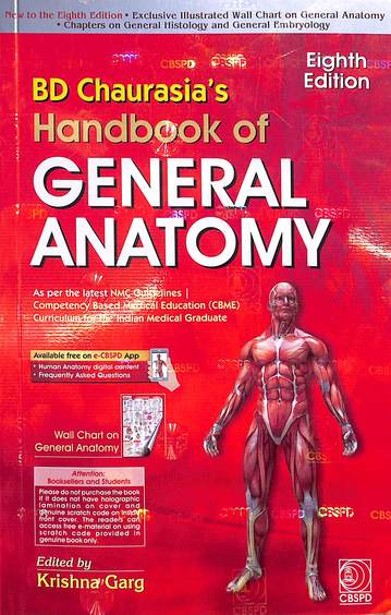 Bd Chaurasias Handbook Of General Anatomy