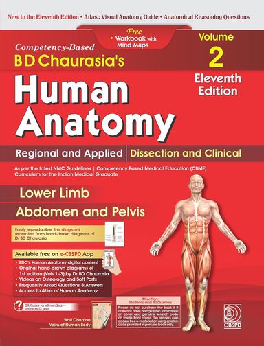 Bd Chaurasias Human Anatomy Vol 2 : Lower Limb Abdomen & Pelvis