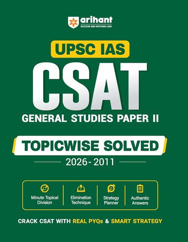 Upsc Ias Csat General Studies Paper 2 Topicwise Solved  2026-2011 : Code D1036