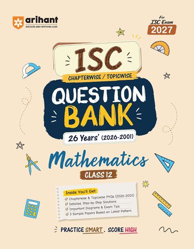 Mathematics Class 12 Isc Chapterwise Topicwise Question Bank 26 Years 2026-2011 : Code F1178