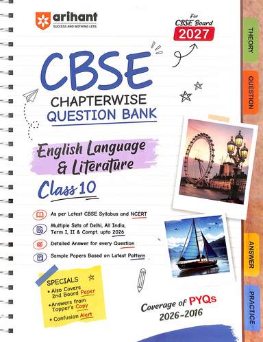 English Language & Literature Class 10 Chapterwise Question Bank : Code F1387