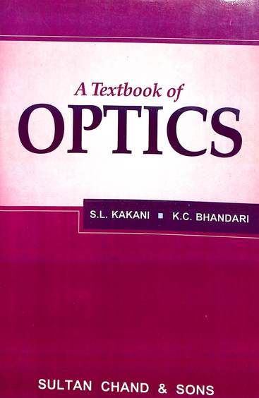 Text Book Of Optics