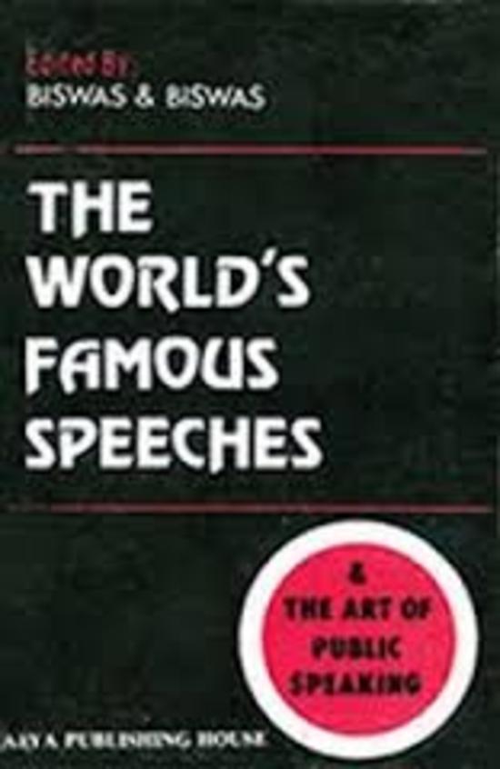 Buy Worlds Famous Speeches & The Art Of Public Speaking book : Biswas A ...