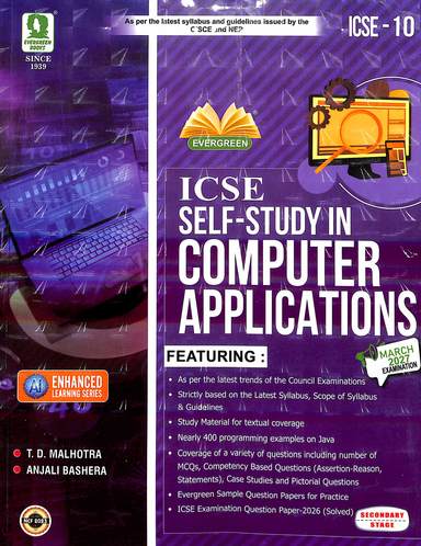 Self Study In Computer Applications Class 10 For March 2027 Examination