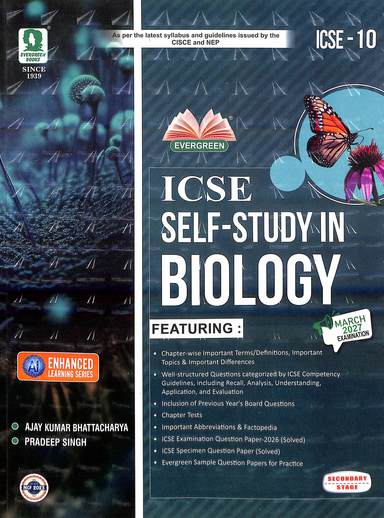 Icse Self In Study In Biology Class 10 For March 2027 Examination