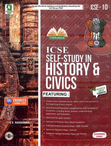 Icse Self Study In History & Civics Class 10 For March 2027 Examination