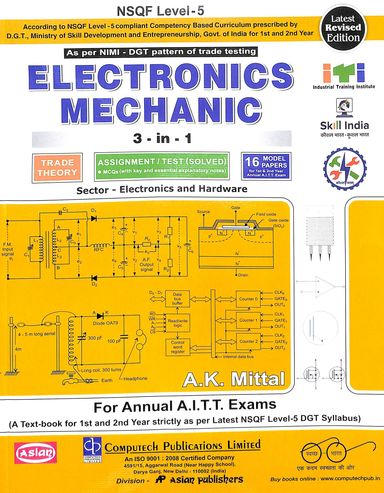 Electronics Mechanic 3 In 1 Trade Theory Assignment Test Solved 16 Model Papers For 1 & 2 Year