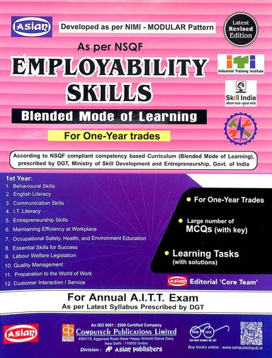 Employability Skills  Blended Mode Of Learning  Common For All Trades Under Cts Annual Aiit Exam