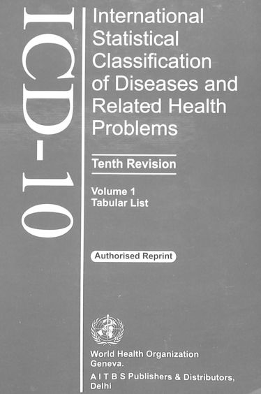 Buy Icd 10 International Statistical Classification Of