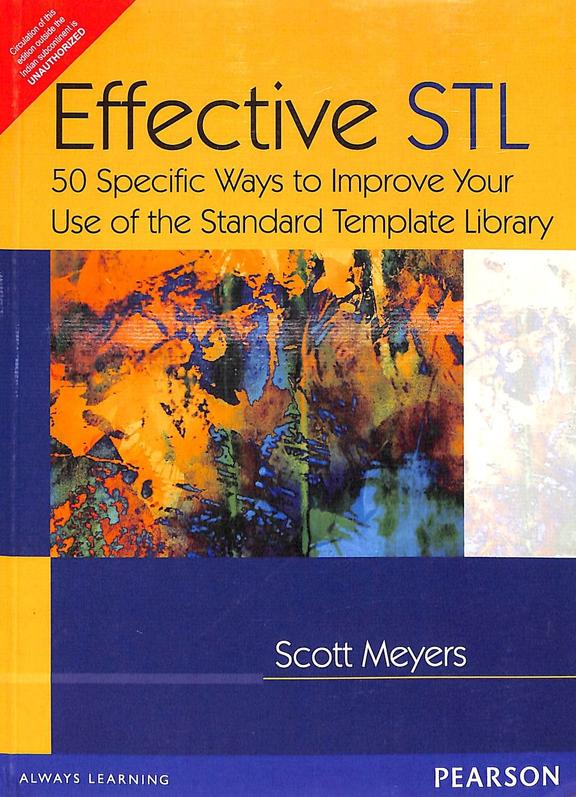 Effective Stl 50 Specific Ways To Improve Your Use Of The Standard Template Library