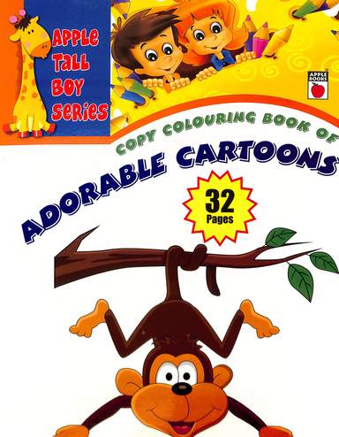 Copy Colouring Book Of Adorable Cartoons  Apple Tall Boy Series