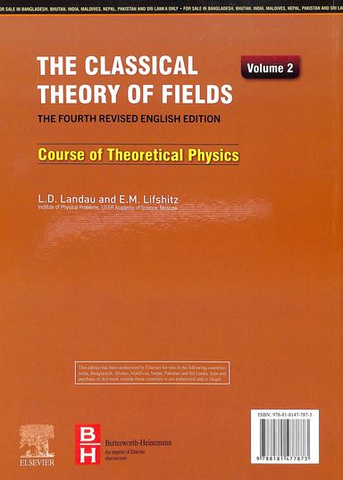 The classical theory of fields : Landau, L. D. (Lev