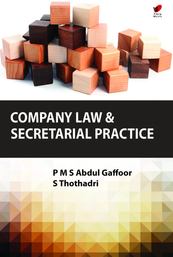 Buy Company Law Secretarial Practice Book P M S Abdul Gaffoor S Thothadri 8182095085 9788182095083 Sapnaonline Com India
