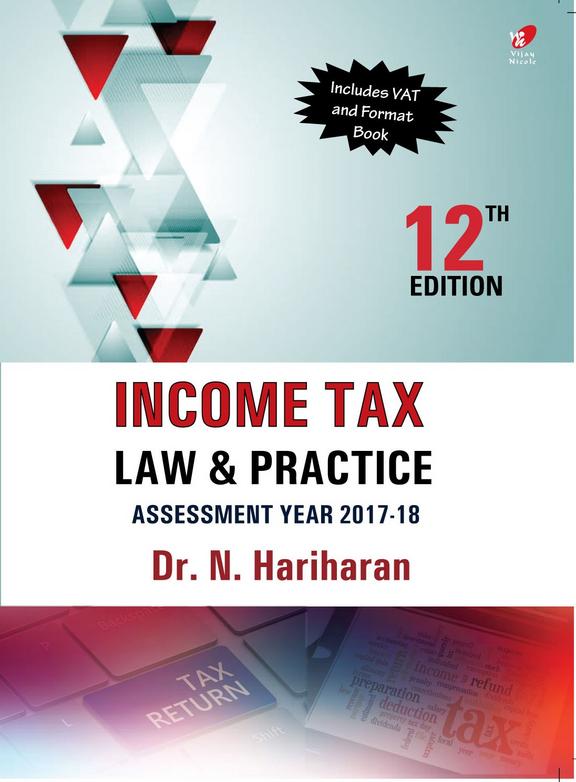 Buy Income Tax Law And Practice Nd Edition Book Hariharan N