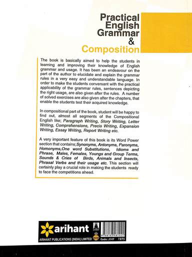 Buy Practical English Grammar & Composition: Code J147 book : Sc