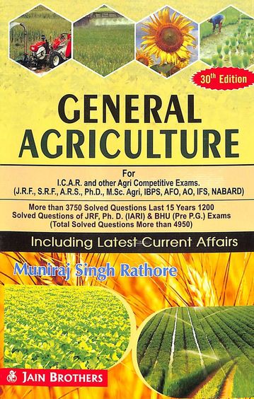 General Agriculture For Icar Examination Jrf Phd Srf & Ars
