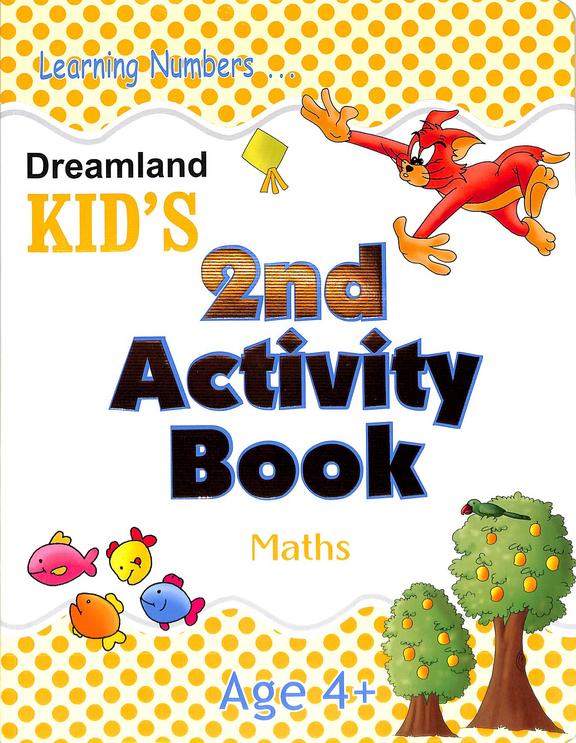 Kids 2nd Activity  Book  Maths  Age  4+