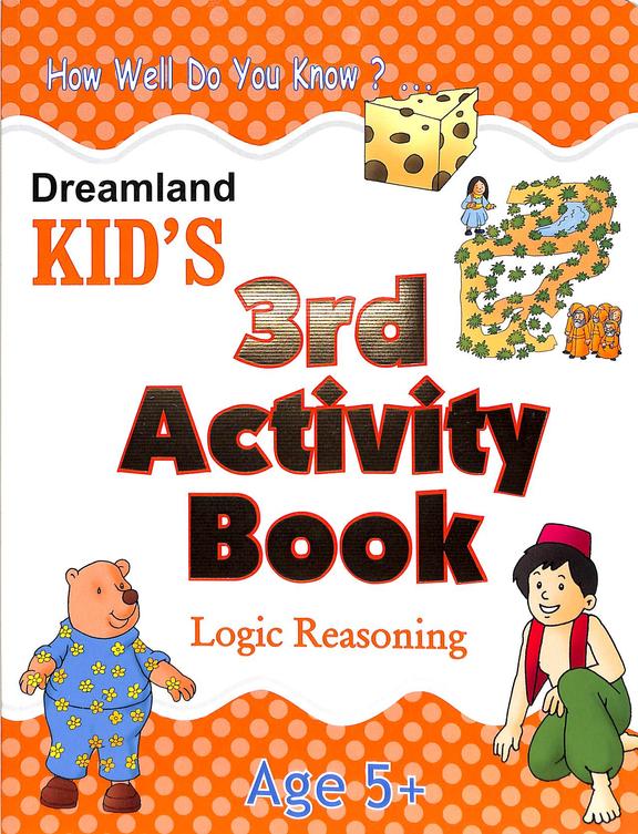 Kids 3rd Activity Book: Logic Reasoning Age 5+