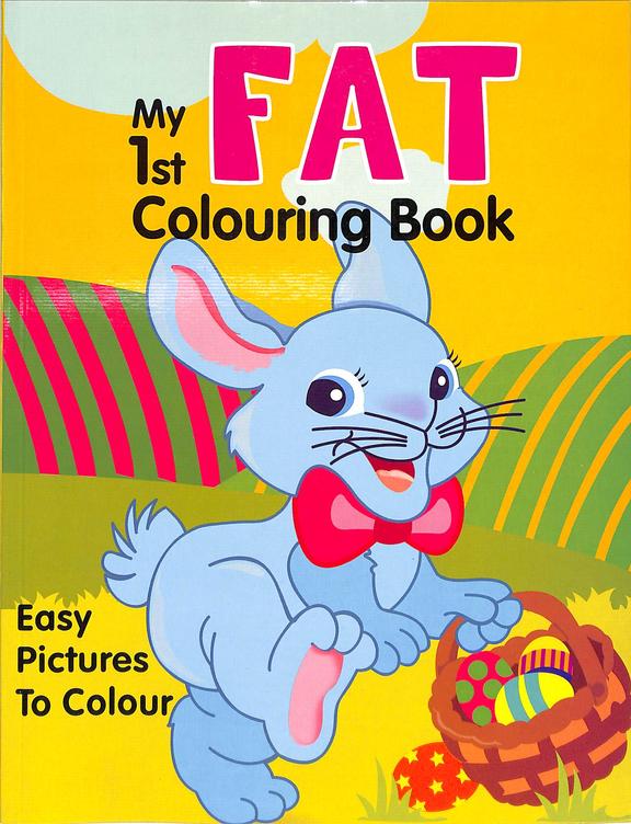 My First Fat Colouring Book  : Pink