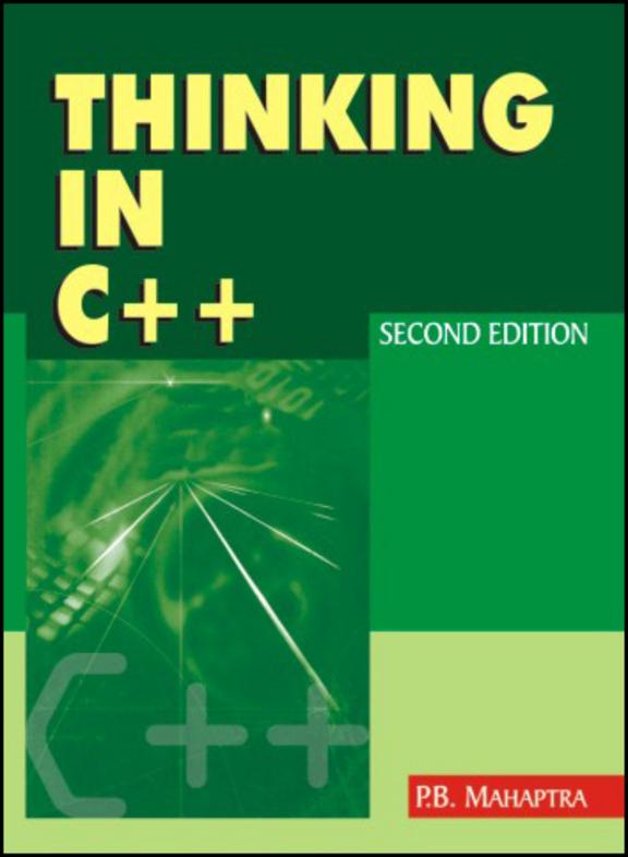 Buy Thinking In C+ + , 2/E Pb (Paperback) book : P B Mahaptra ...