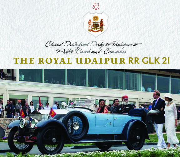 Royal Udaipur Rr Glk 21: Classic Drive From Derby To Udaipur To Pebble Beach And ... Continues