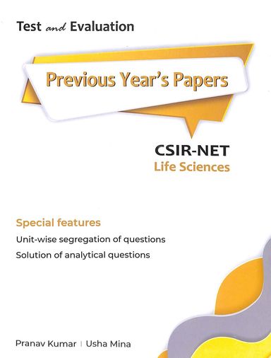 Buy Test & Evalution Csir- Net Life Sciences For Previous Years Solved Papers book : Pranav Kumar,Usha Mina , 8190642790, 9788190642798 - India Buy Test & Evalution Csir- Net Life Sciences For Previous Years Solved Papers book : Pranav Kumar,Usha Mina , 8190642790, 9788190642798 - India