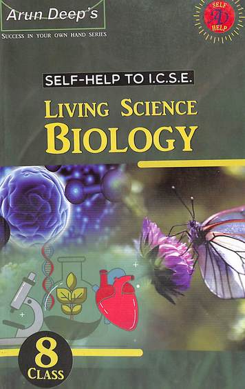 Self Help To Icse Living Science Biology  Class 8