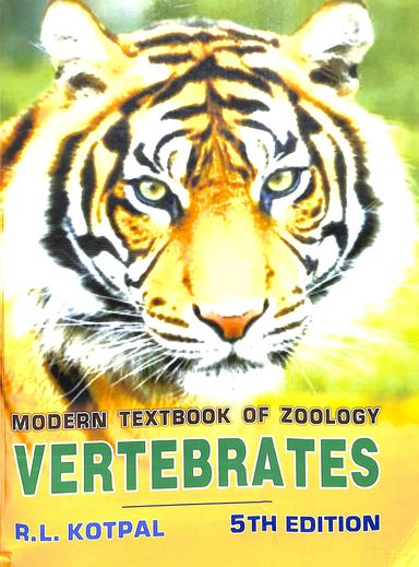 Modern Text Book Of Zoology Vertebrates