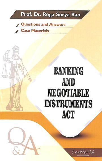 Banking & Negotiable Instruments Act : Questions And Answers