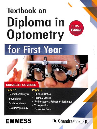 Textbook On Diploma In Optometry For 1st Year