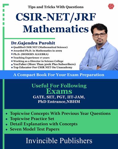 Advanced Csir : Net Jrf Mathematics Exams Gate Set Pgt Iit Phd Entrance Nbhm