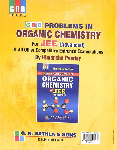 Grb Concepts Of Organic Chemistry For Jee Examination Buy Textbook Of