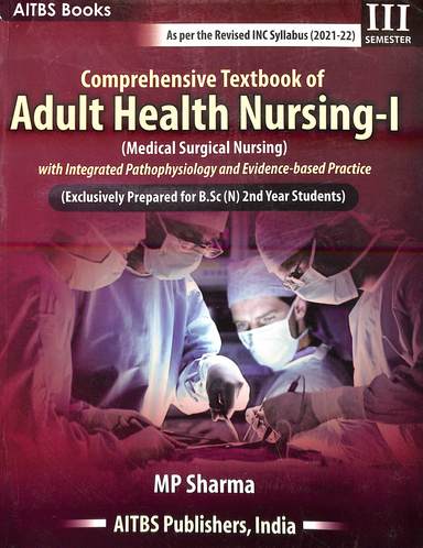 Comprehensive Textbook Of Adult Health Nursing 1 3rd Sem Inc Syllabus Bcs 2nd Year
