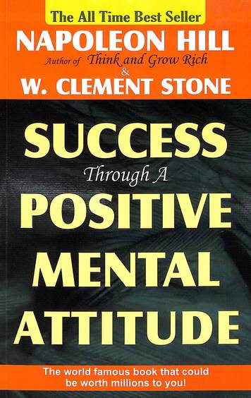Success Through A Positive Mental Attitude