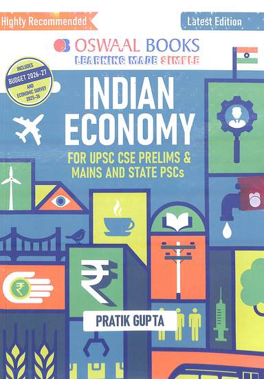 Indian Economy For Upsc Cse Prelims &  Mains & State Pscs