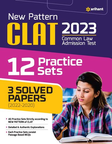 Buy New Pattern Clat 2023 Common Law Admission Test 12 Practice Sets 3 ...