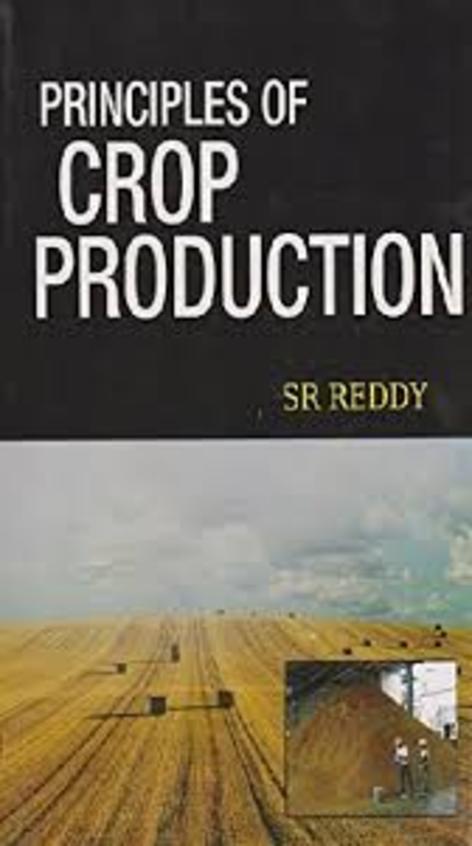 Buy Principles Of Crop Production Book Sr Reddy 9327218582