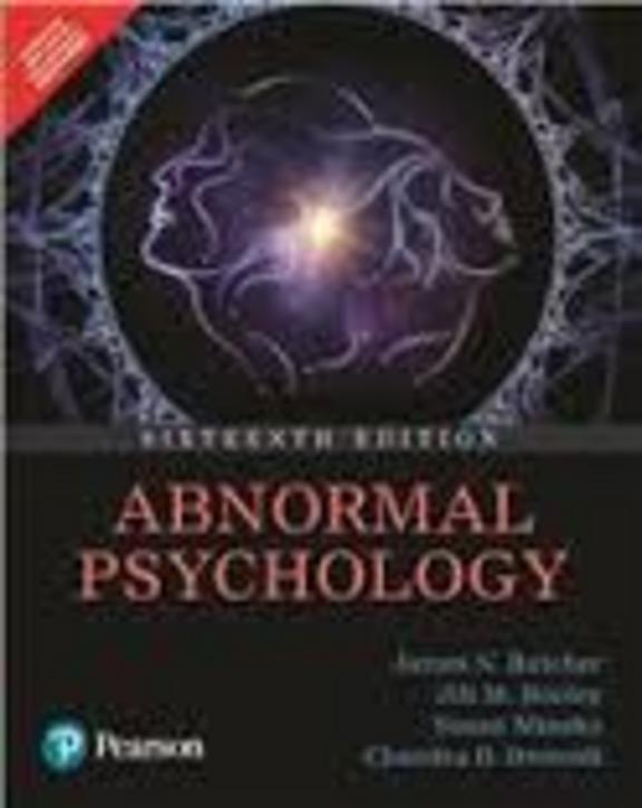 Buy Abnormal Psychology Book James N Butcherjill M Hooleysusan Mineka 9332579407 6372