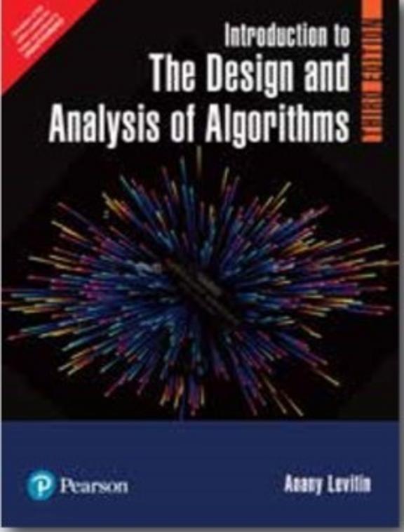 Buy Introduction To The Design And Analysis Of Algorithm Book Anany Levitin 9332585482 3323