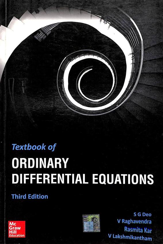 Buy Textbook Of Ordinary Differential Equations book : Sg Deo ...