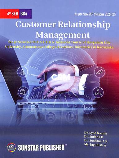 Customer Relationship Management For 4th Sem Bba & Bba Aviation : Bcu