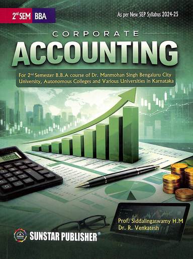 Corporate Accounting For 2nd Sem Bba Sep Syllabus  Dr Manmohan Singh : Bcu