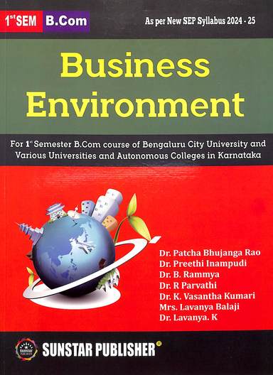 Bcom 1st Sem Sep Bcu : Business Environment