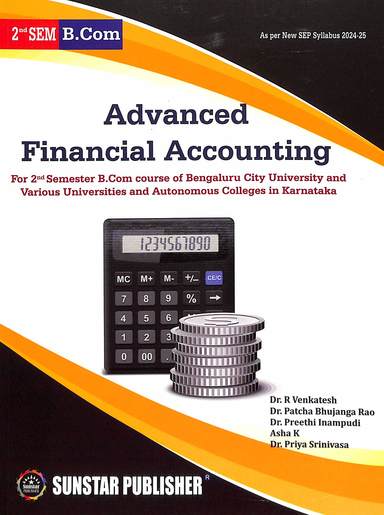 Advanced Financial Accounting For 2nd Sem Bcom Sep Syllabus : Bcu